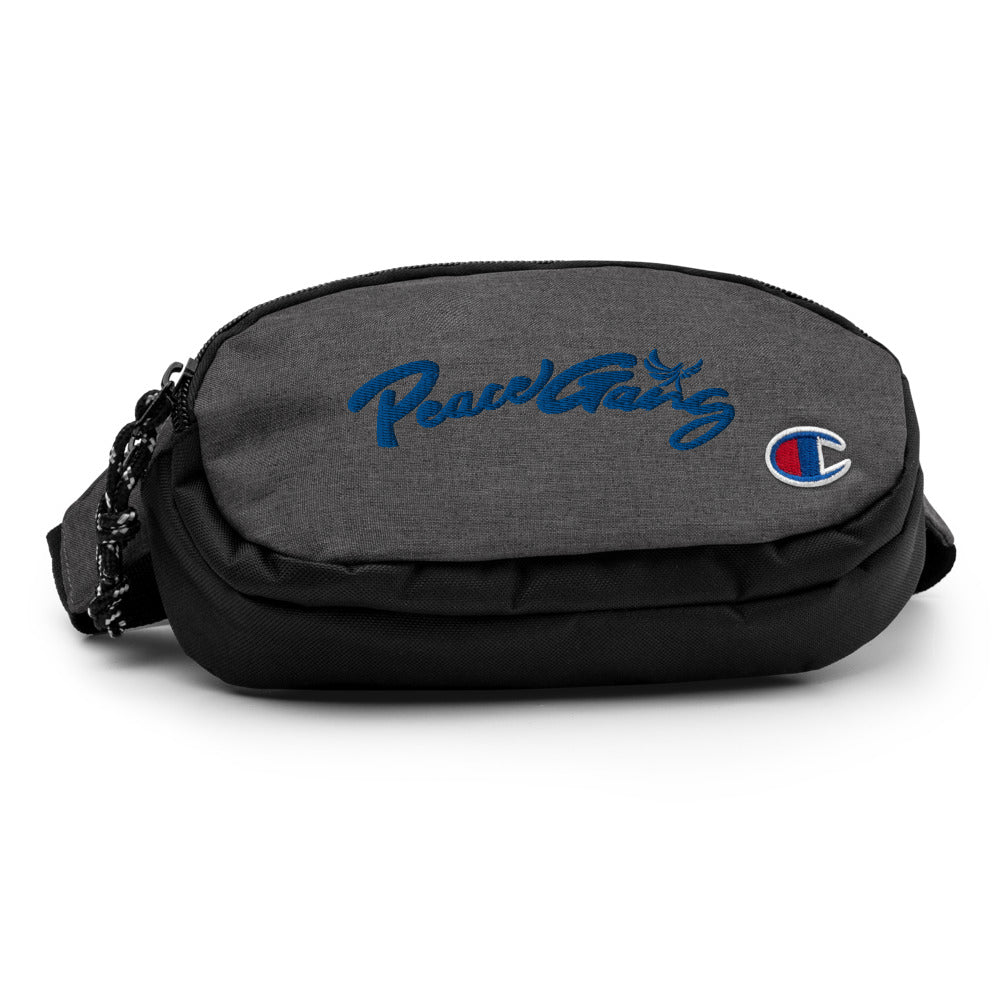 PEACE GANG Embroidered fanny pack