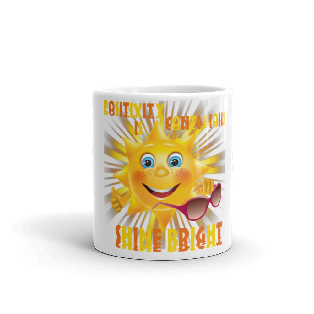 Coffee Mug 'Positivity Is Contagious'