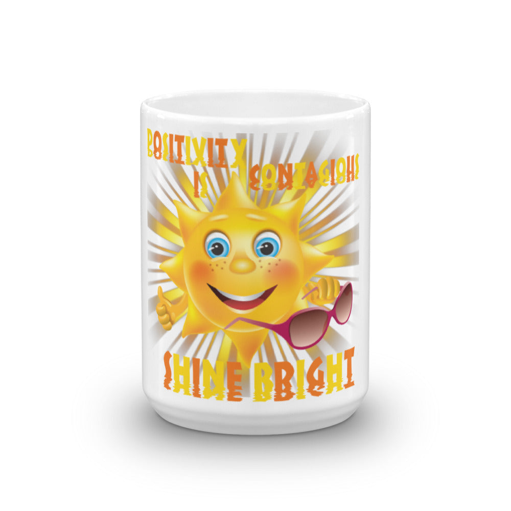 Coffee Mug 'Positivity Is Contagious'