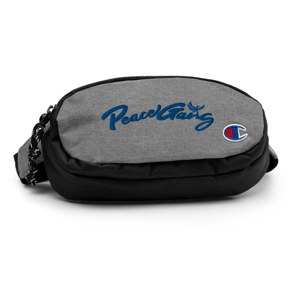 PEACE GANG Embroidered fanny pack
