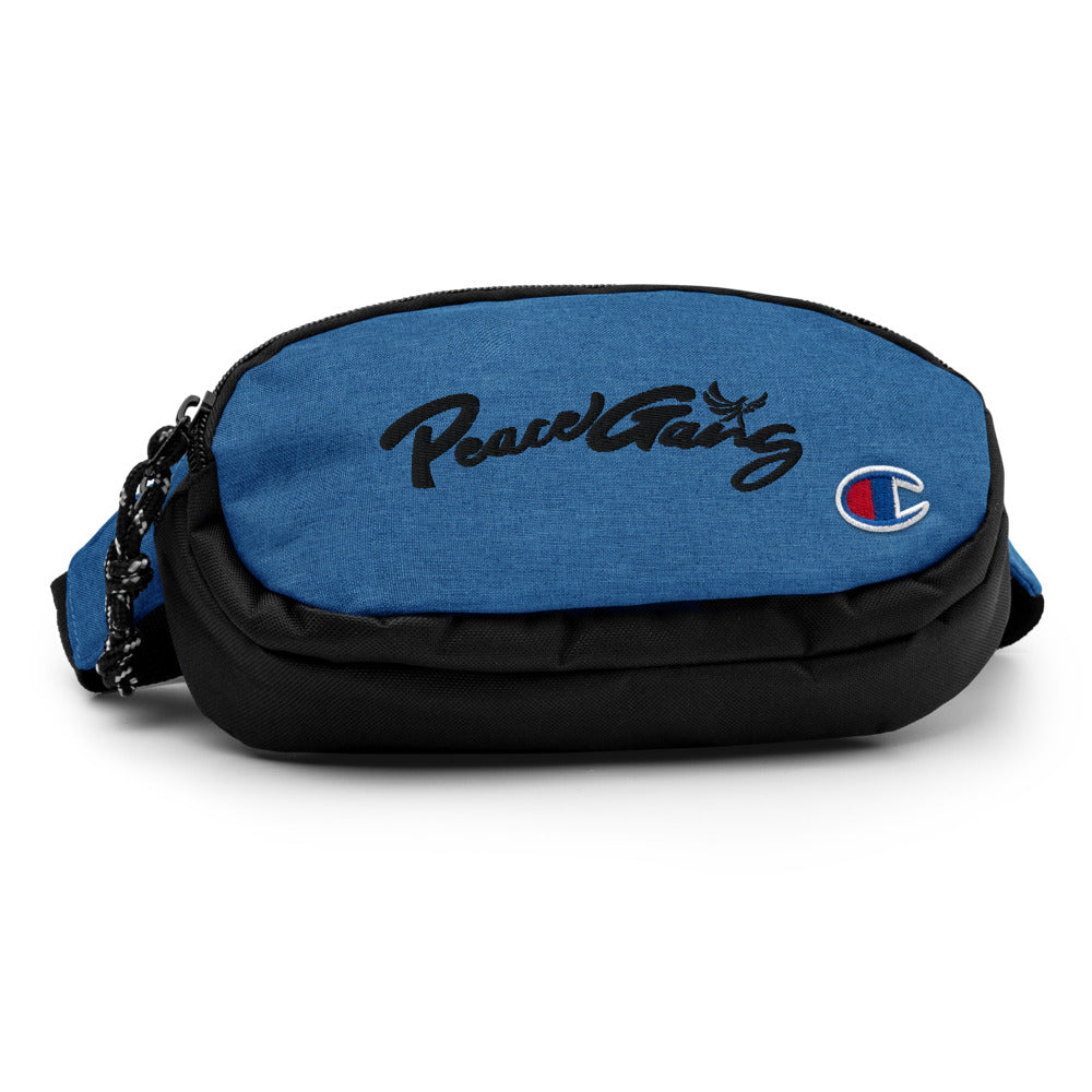 PEACE GANG Embroidered fanny pack