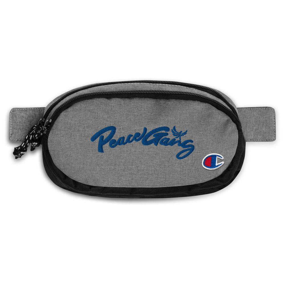 PEACE GANG Embroidered fanny pack