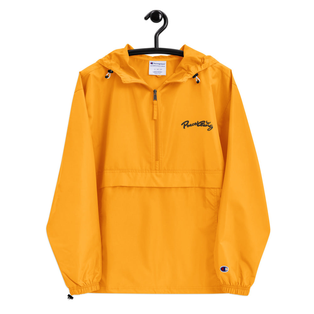Champion Windbreaker Embroidered PEACE GANG Cursive