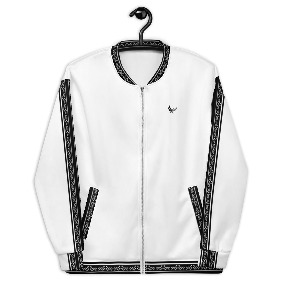 Best White Bomber Jacket " ELEVATE " Lightweight