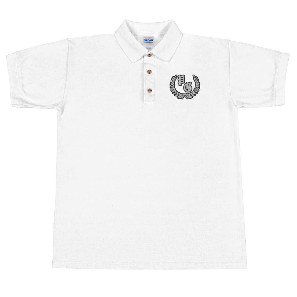 Polo Shirt Embroidered " EST 2017 Olive Branch " -PEACE GANG
