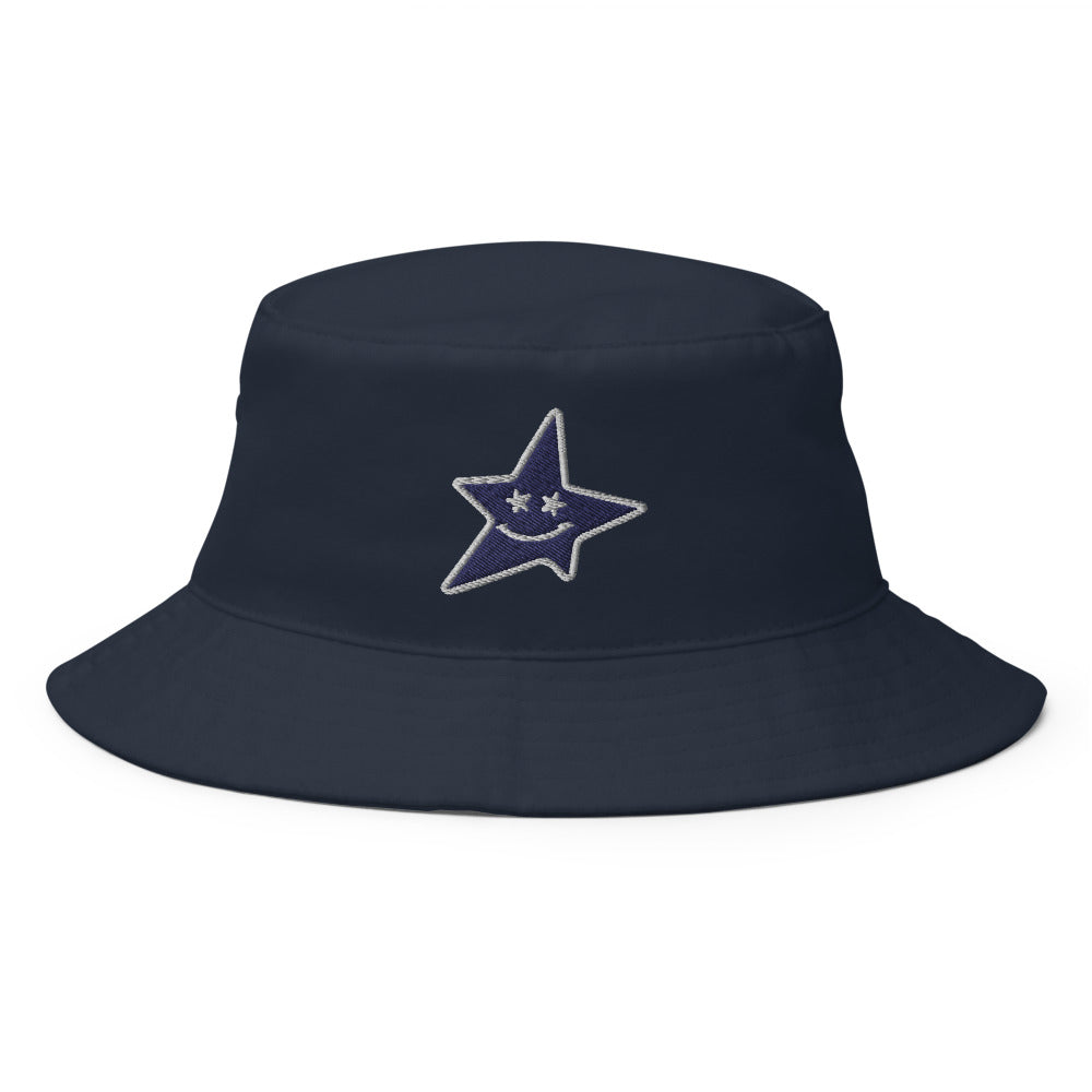 PEACE GANG "Smiling Star" Embroidered Old School Bucket Hat