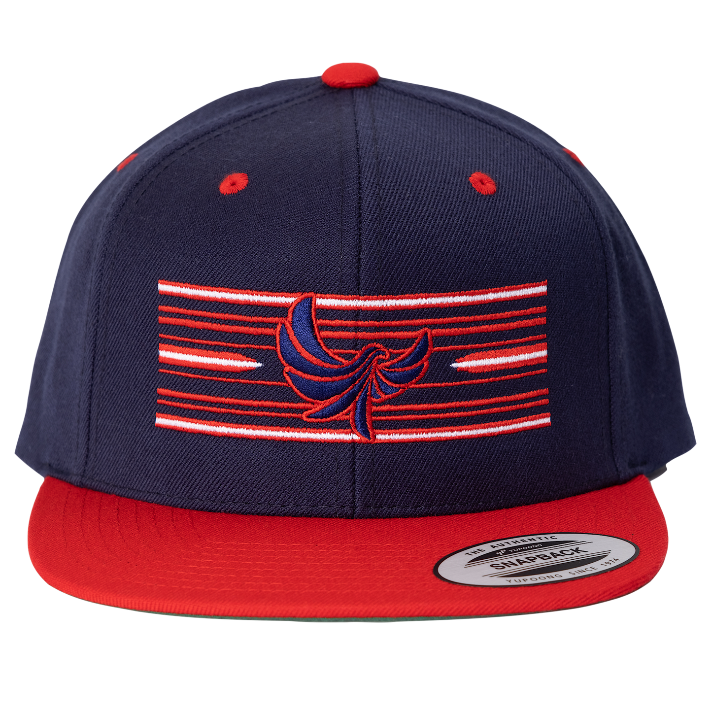 Panel Flat Brim Snap-Back Cap