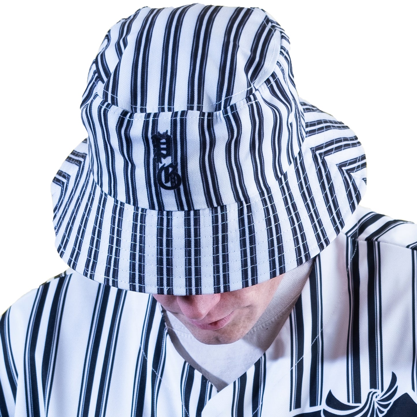 Striped Bucket Hat - PEACE GANG