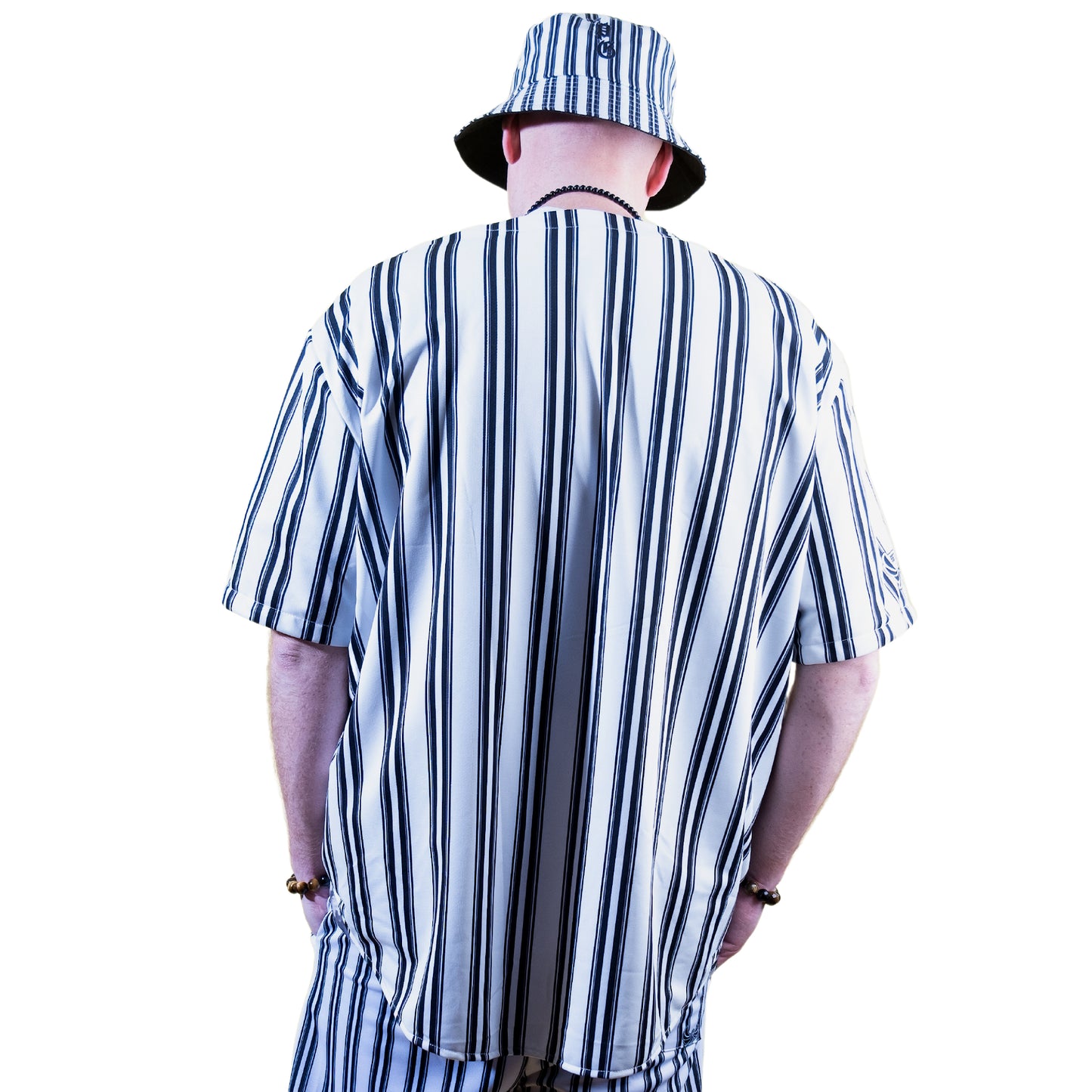 Pin Striped Baseball Jersey - PEACE GANG