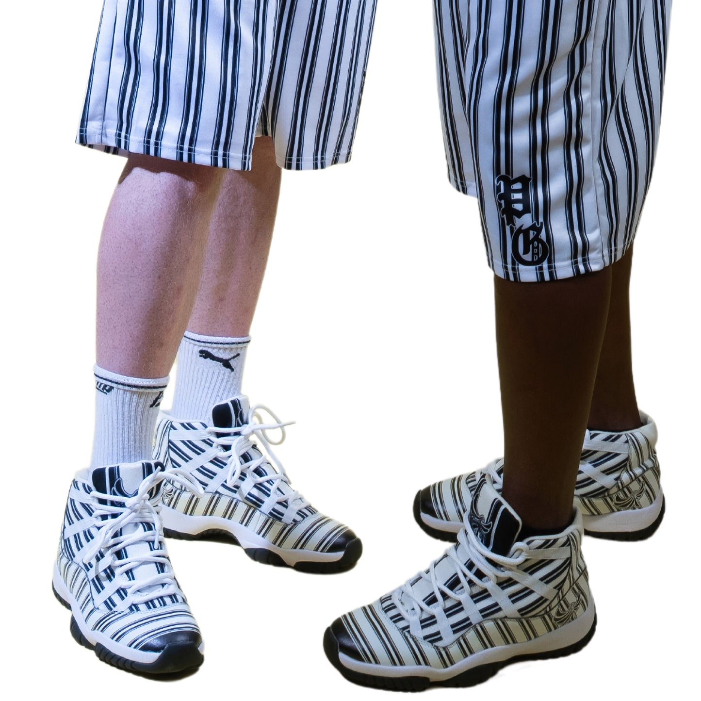 PEACE GANG High Top Basketball Sneakers