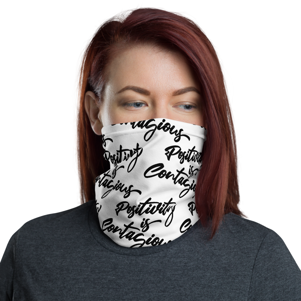 Neck gaiter 'Positivity Is Contagious ' - PEACE GANG