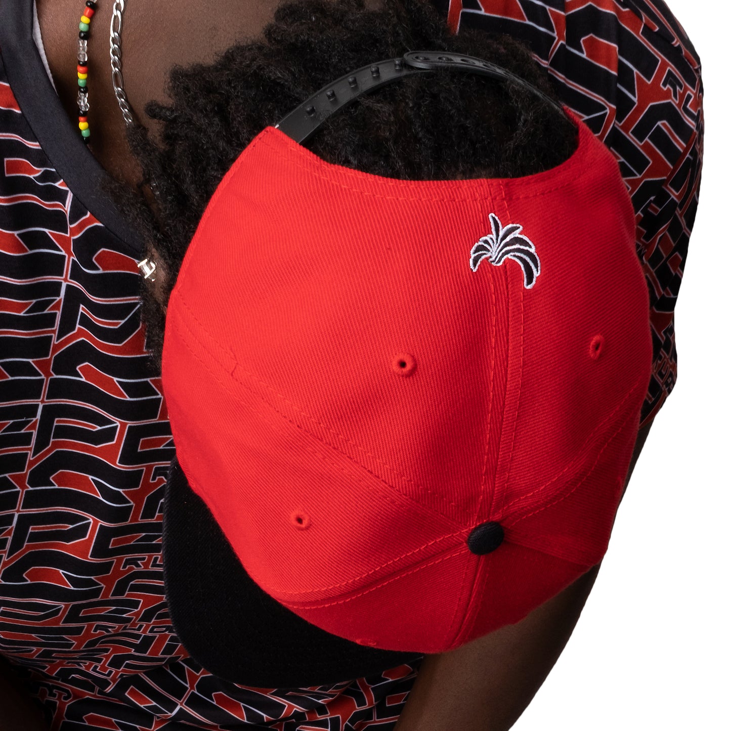 High Profile 6 Panel Flat Brim Cap-PEACE GANG