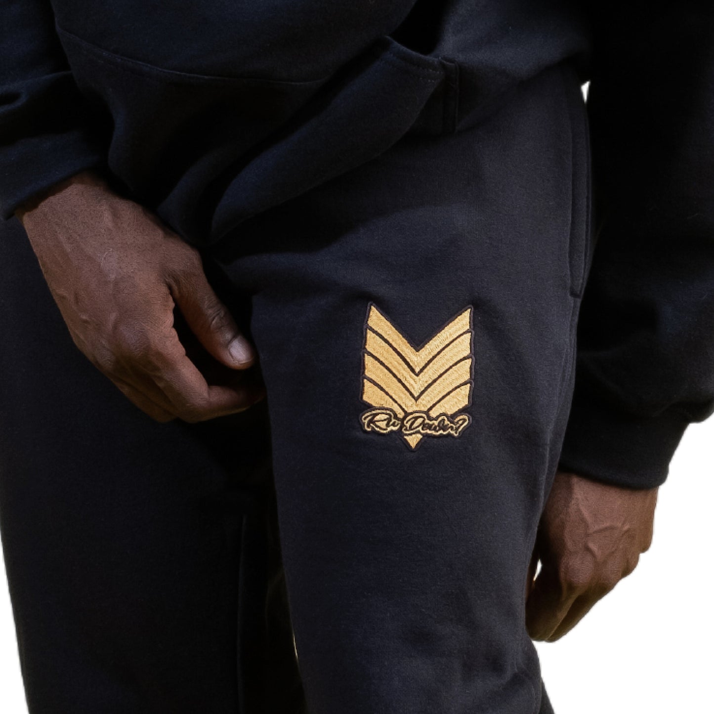 Embroidered Unisex Joggers " RU Down? " - PEACE GANG