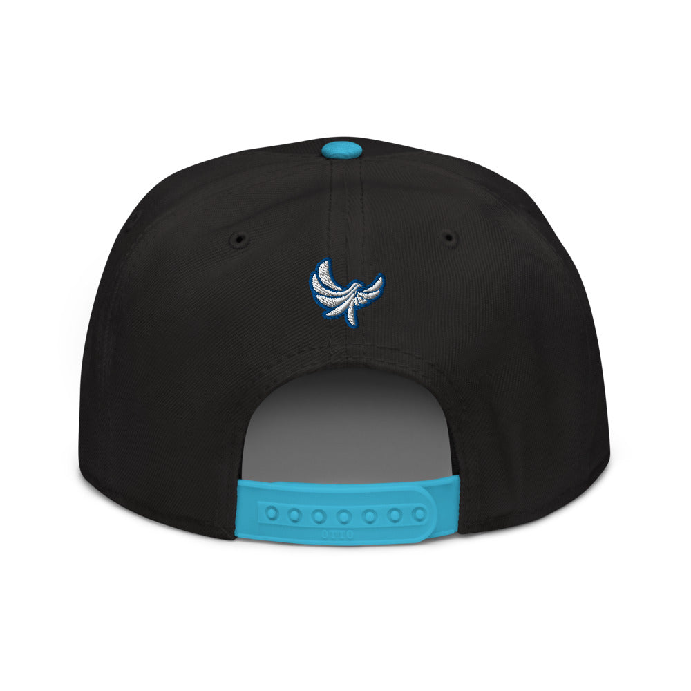 High Profile 6 Panel Snapback Cap-PEACE GANG
