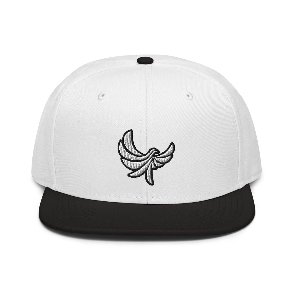 High Profile 6 Panel Flat Brim Cap-PEACE GANG