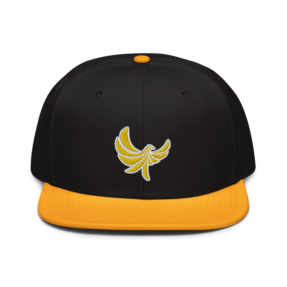 6 Panel High Profile Snap-back Hat - PEACE GANG