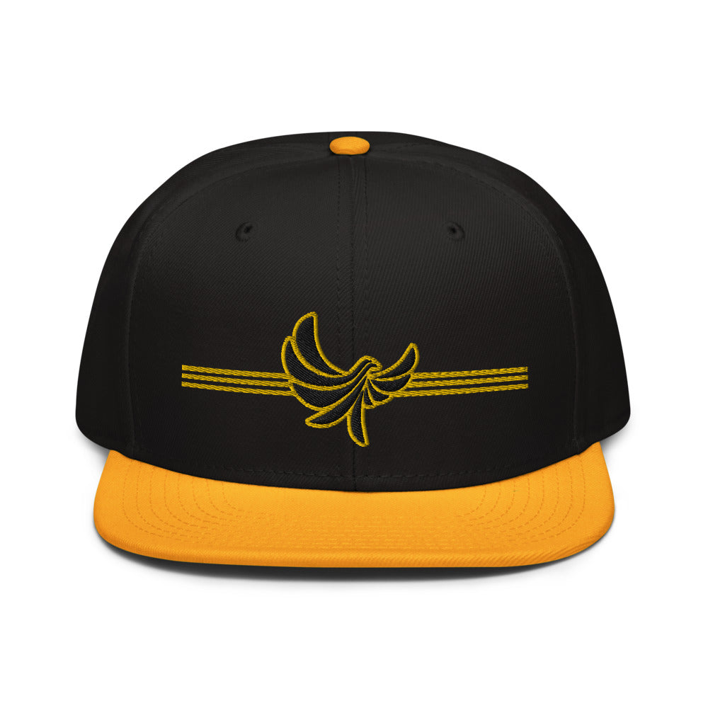 6 Panel Flatbill Snap-Back Cap - PEACE GANG