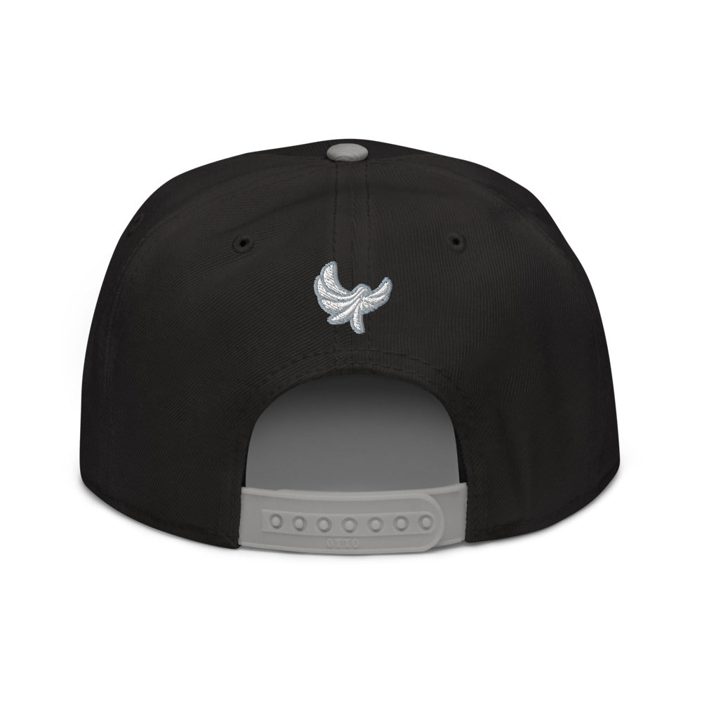 High Profile 6 Panel Snapback Cap-PEACE GANG