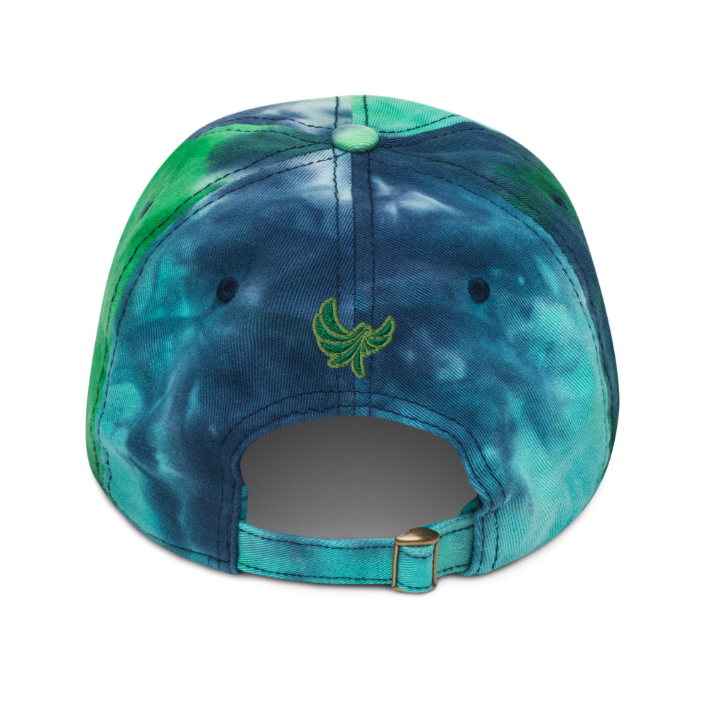PEACE GANG "SMILE" Embroidered Tie dye Dad Hat