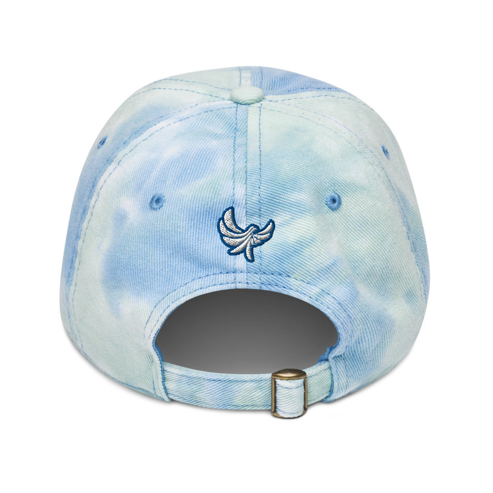 PEACE GANG "SMILE" Embroidered Tie dye Dad Hat