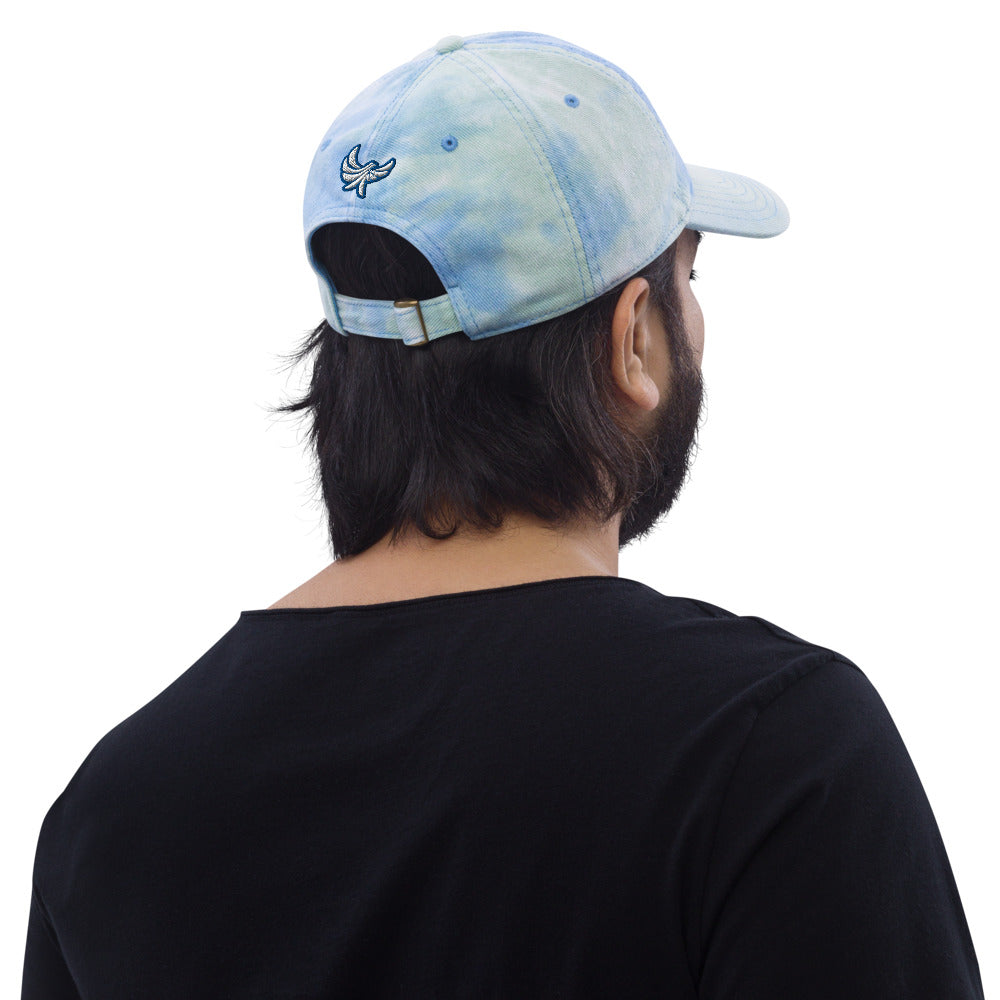 PEACE GANG "SMILE" Embroidered Tie dye Dad Hat