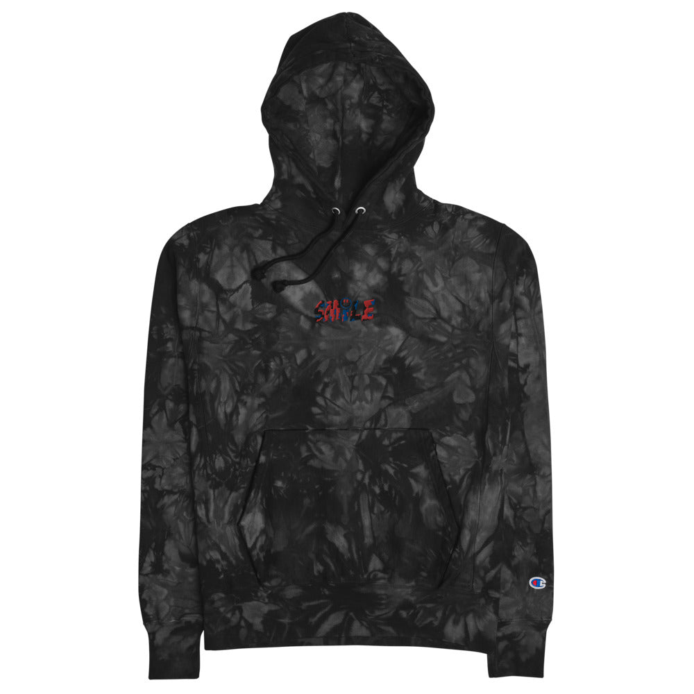 xChampion "SMILE" Unisex tie-dye hoodie