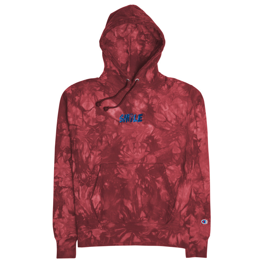 xChampion "SMILE" Unisex tie-dye hoodie