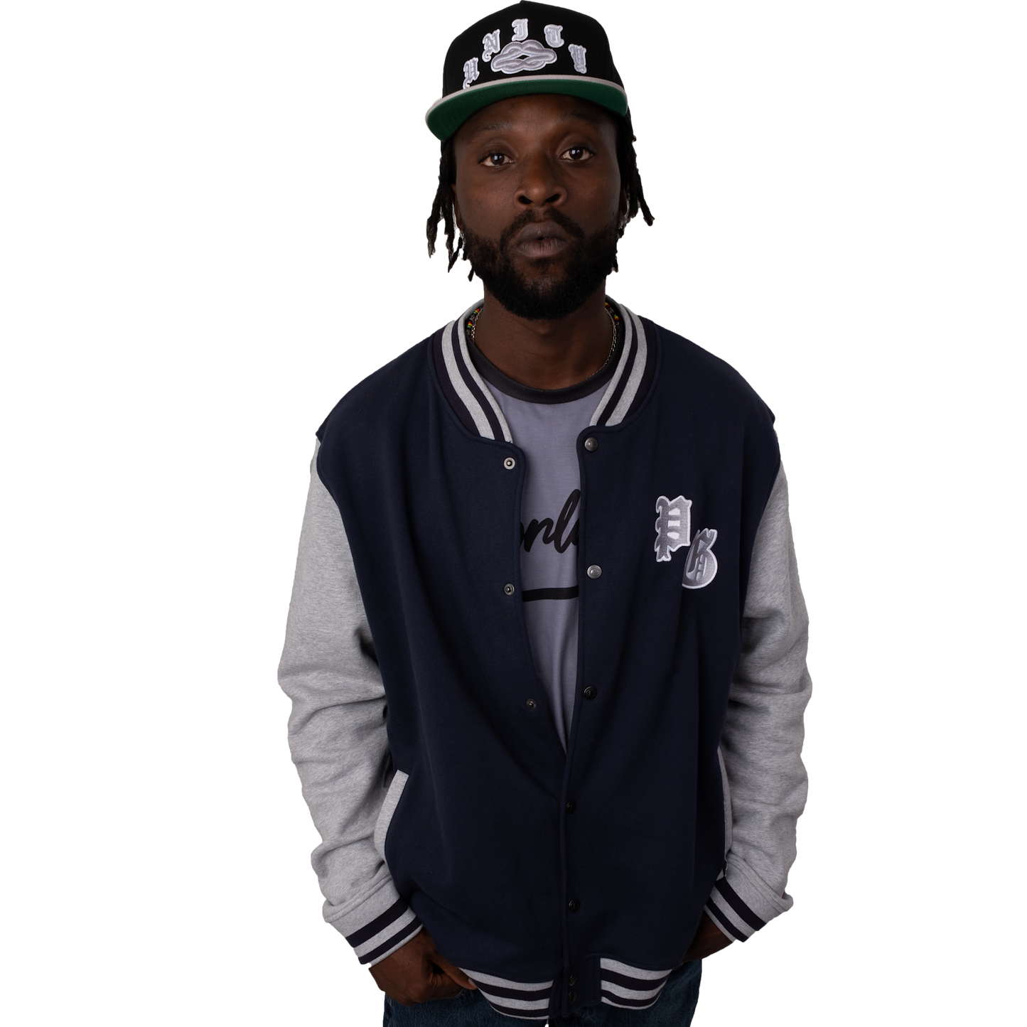 Champion Bomber Jacket Embroidered PEACE GANG