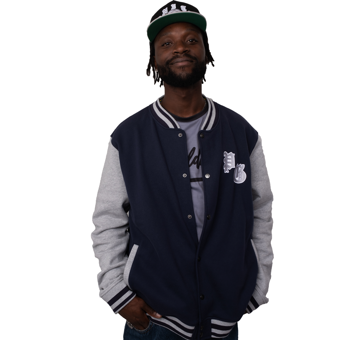 Champion Bomber Jacket Embroidered PEACE GANG
