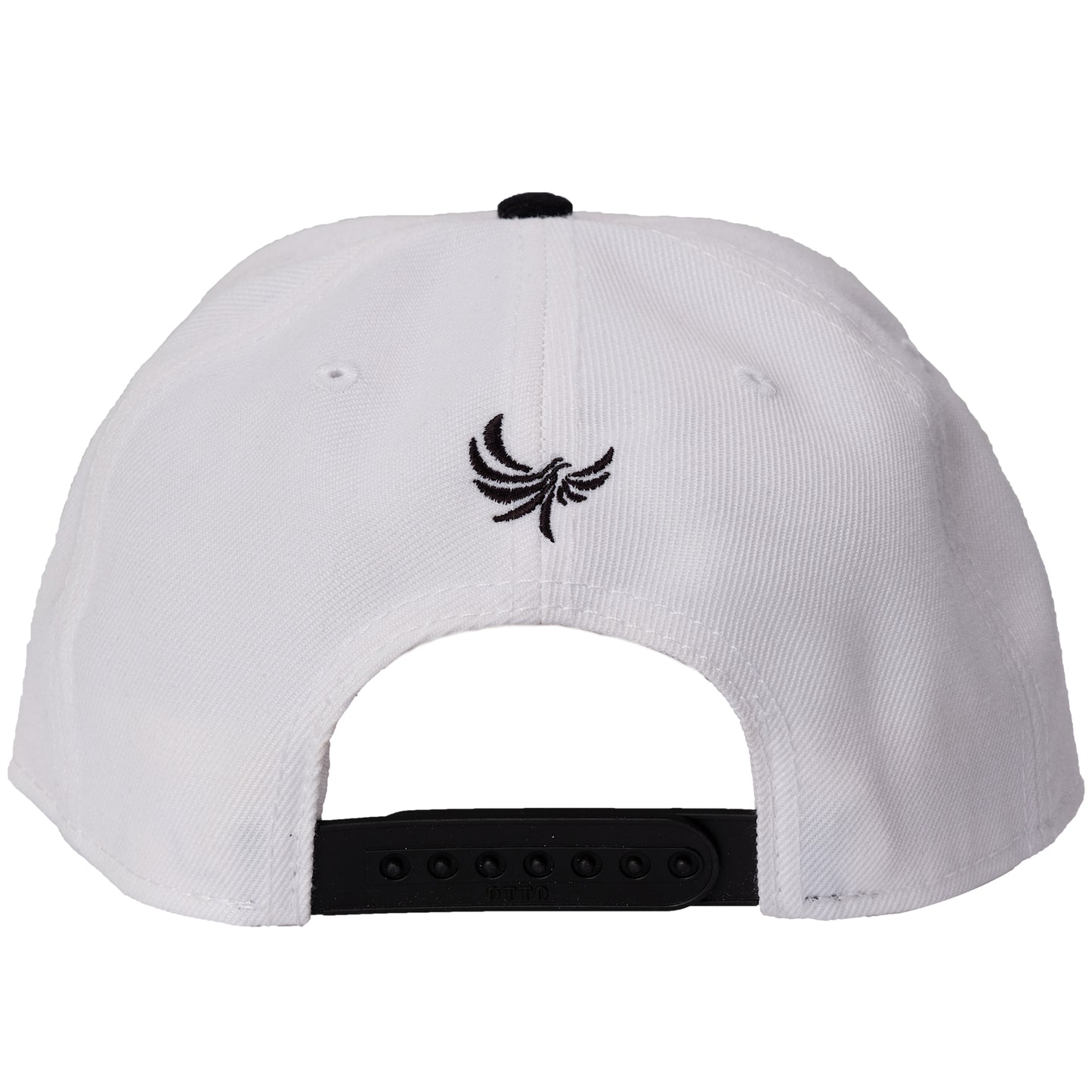 High Profile White 6 Panel Snapback Cap -PEACE GANG
