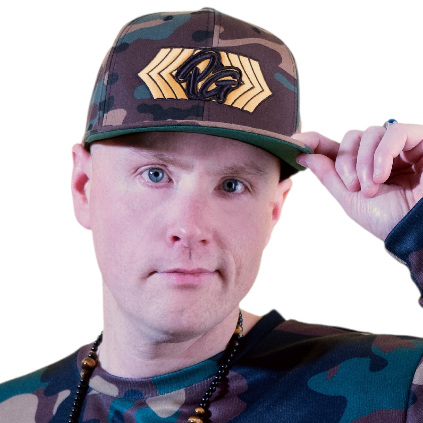 Camo Snapback Hat - PG Army