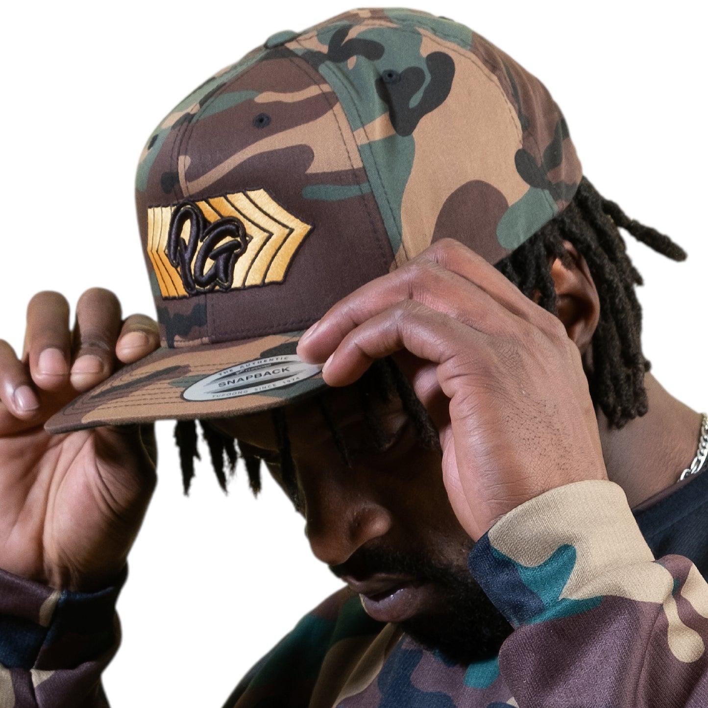 Camo Snapback Hat - PG Army