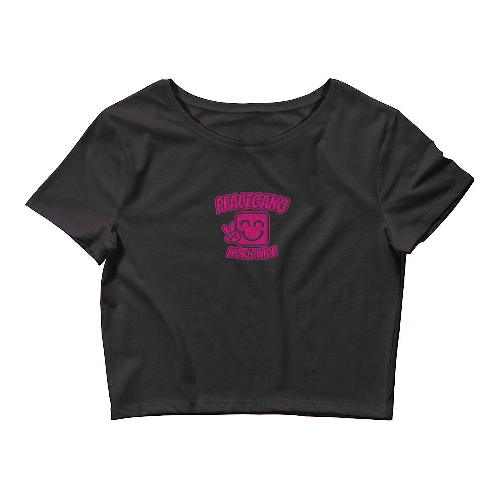 PG worldwide Smiley Women’s Crop Tee