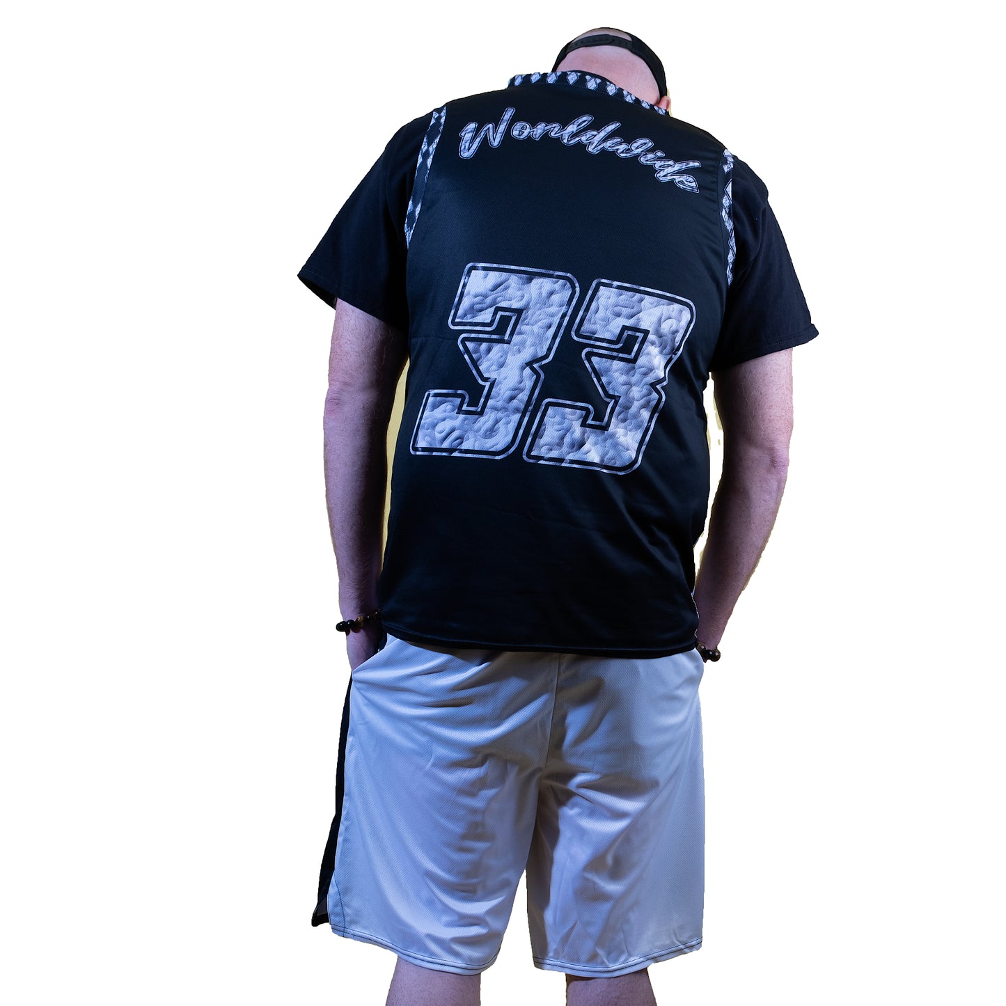 V Neck Basketball Jersey & Shorts - PEACE GANG WORLDWIDE