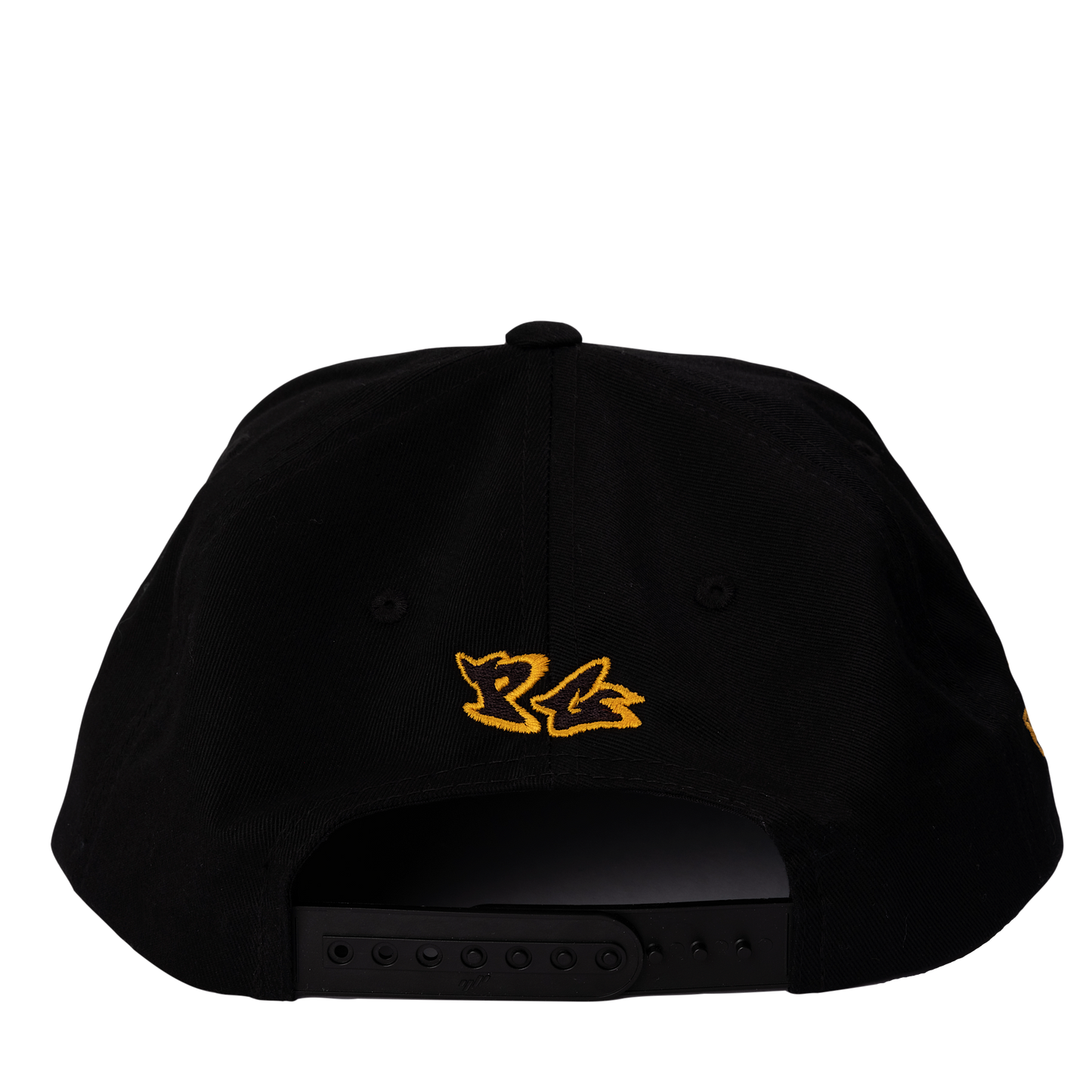 High Profile Five Panel Flat Bill Snap-Back Cap- PEACE GANG