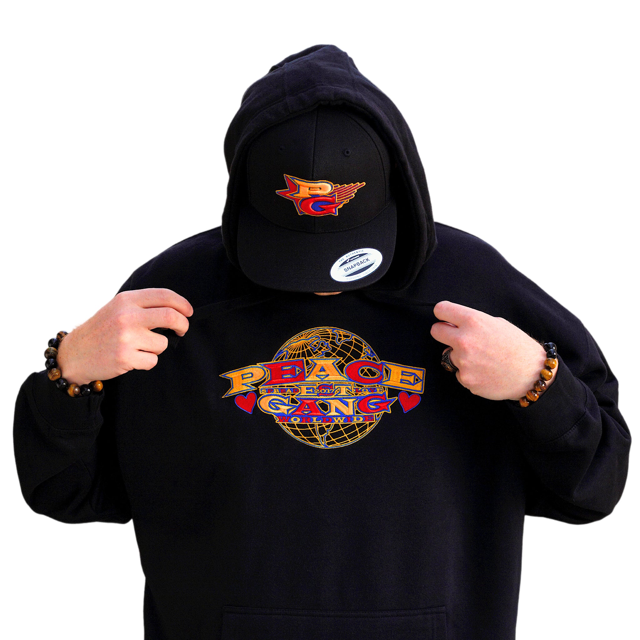 【BRICK】PEACE SLOGAN SWEATSHIRTS Mario Peace Sweatshirt - BRICKTOWN x SUPER MARIO