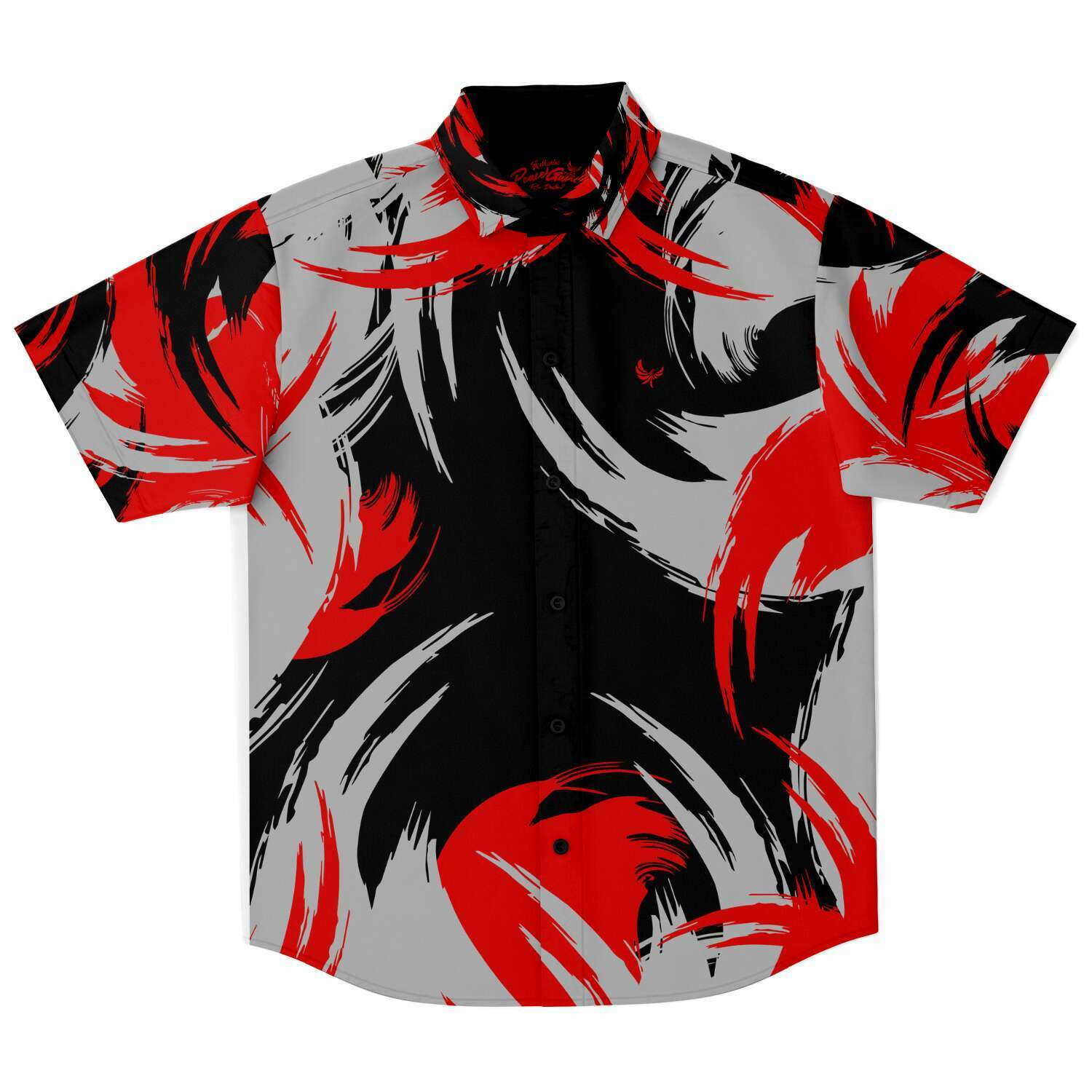 Button Down Shirt " Kanji " PEACE GANG