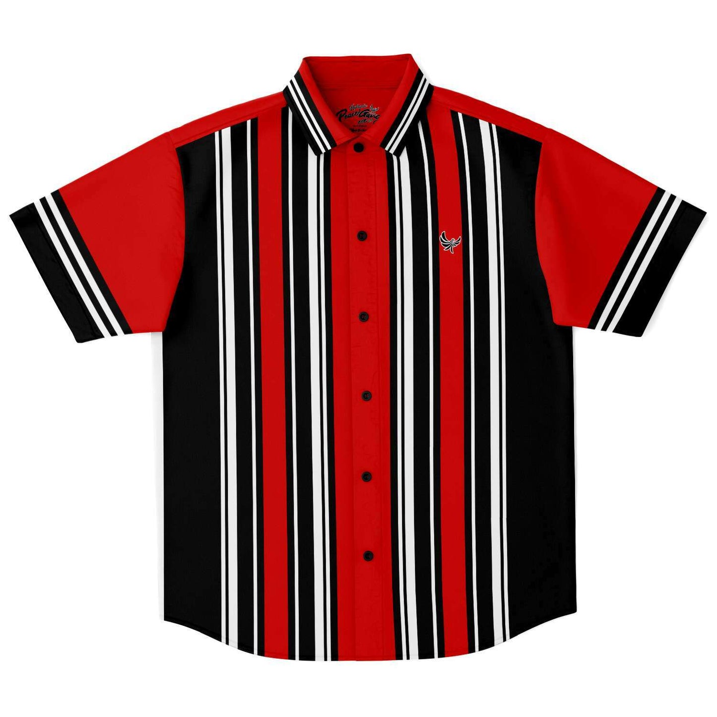 Button Down Red And Black Shirt