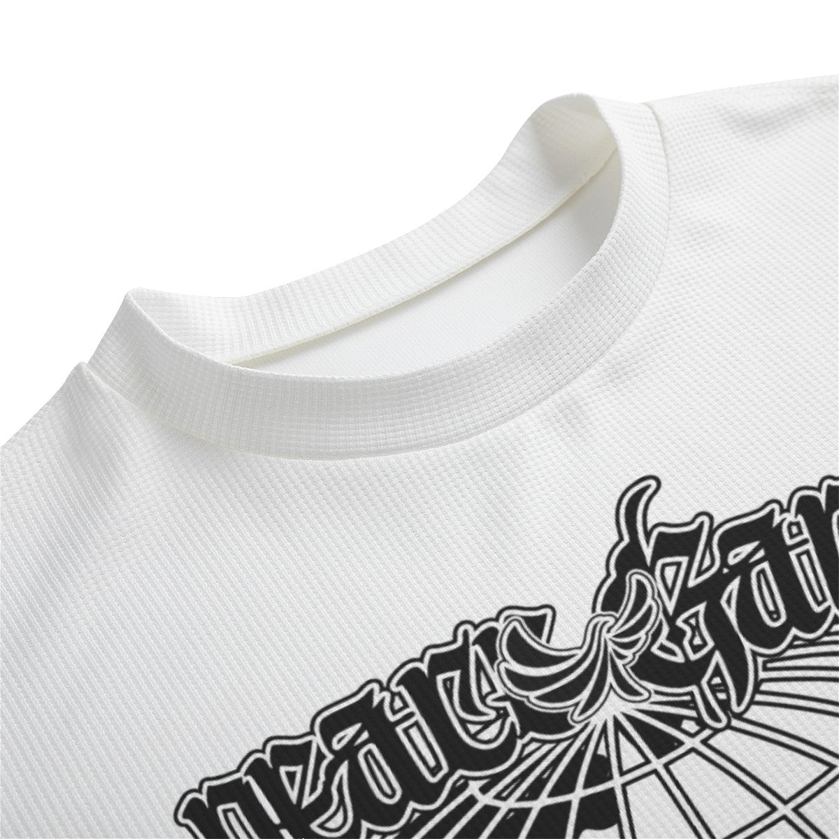 PeaceGang " 333 " Waffle Knit Unisex Drop-shoulder T-shirt