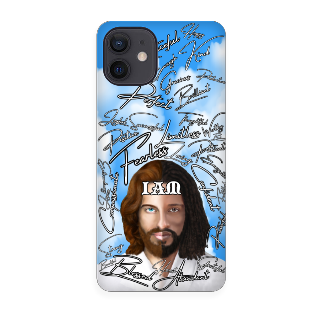 Jesus Christ " IAM " Positive Mantra Concept [All Series] Custom Phone Case Soft TPU Phone Case iPhone 11 12 Samsung S20 S21 Plus Note 20