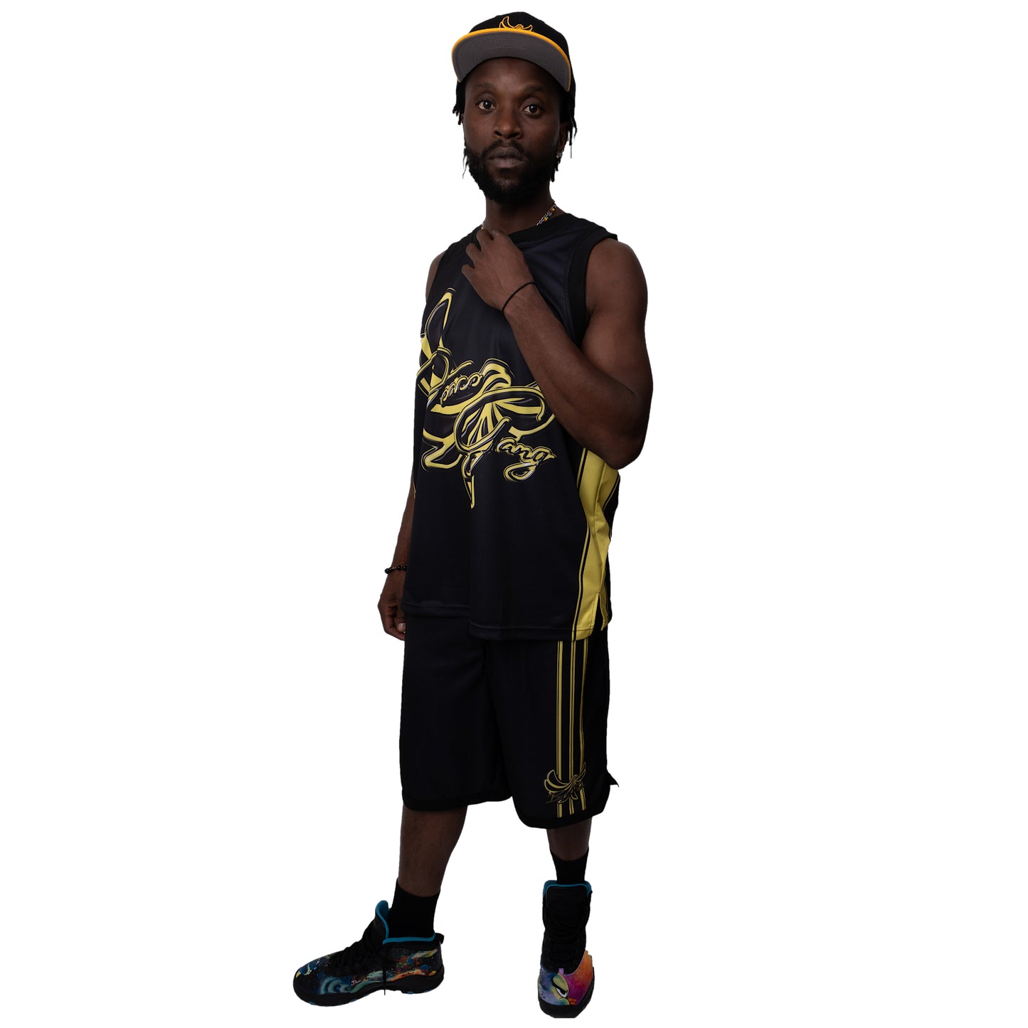 Basketball Jersey And Shorts PEACE GANG " BE CHANGE "-2021