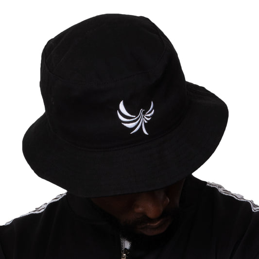 Old School Bucket Hat Embroidered PEACE GANG