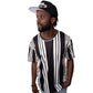 Unisex T-Shirt Khaki Striped PEACE GANG