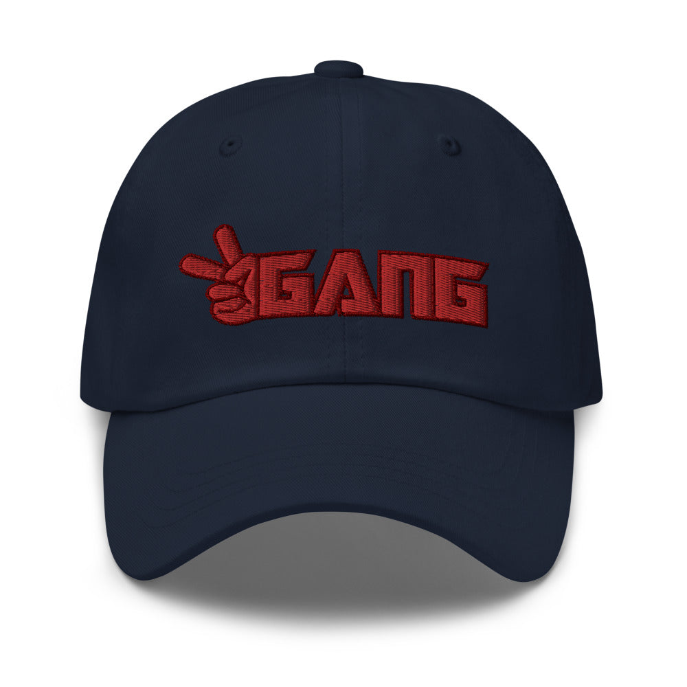 PEACE GANG Dad Hat Style Embroidered Cap