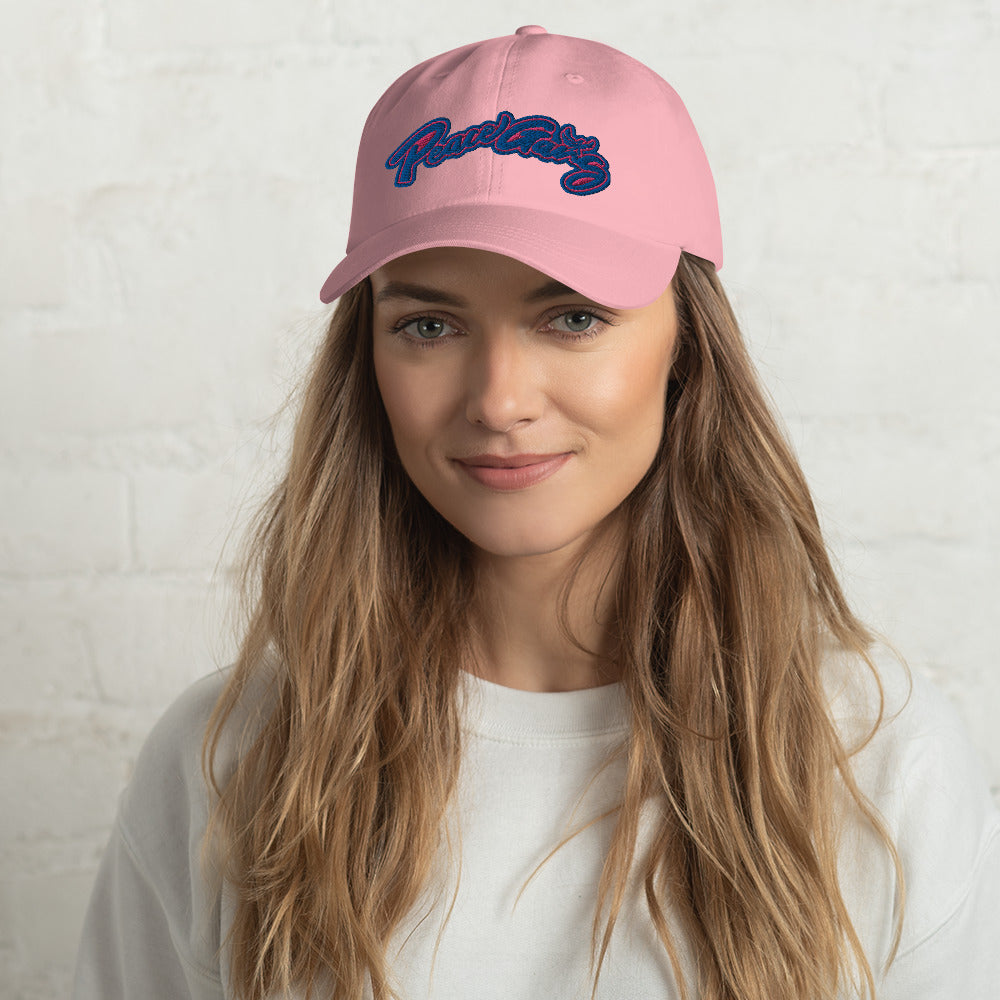 Embroidered Dad Hat pink - PEACE GANG