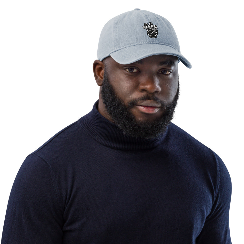 Black denim dad hat online