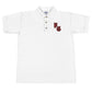 Red Embroidered Polo t Shirt -PEACE GANG