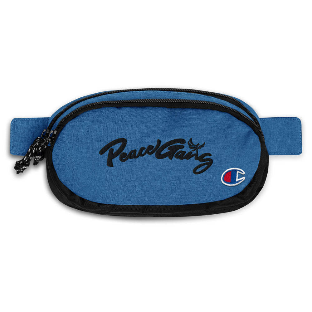 PEACE GANG Embroidered fanny pack