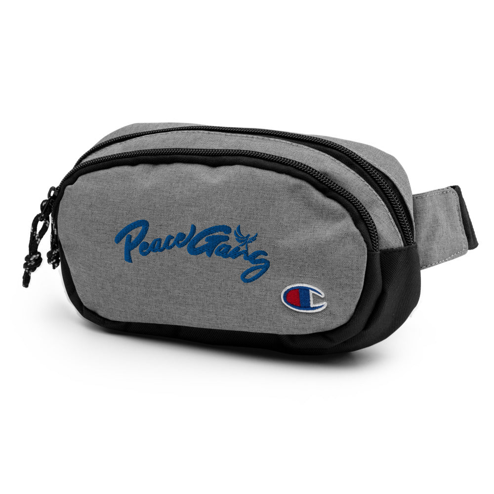 PEACE GANG Embroidered fanny pack