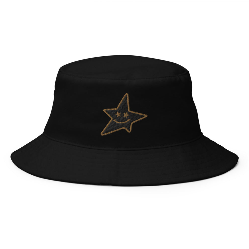 PEACE GANG "Smiling Star" Embroidered Old School Bucket Hat